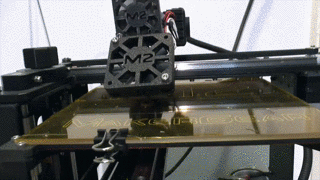 Gear Bearing 3D-printed on MakerGear M2low.gif